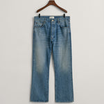 GANT Bootcut Jeans In Mid Blue