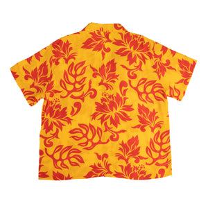 ERL Tropical Flowers S/S Shirt In Yellow - CNTRBND