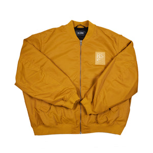 Raf Simons Classic Patch Bomber In Ochre - CNTRBND