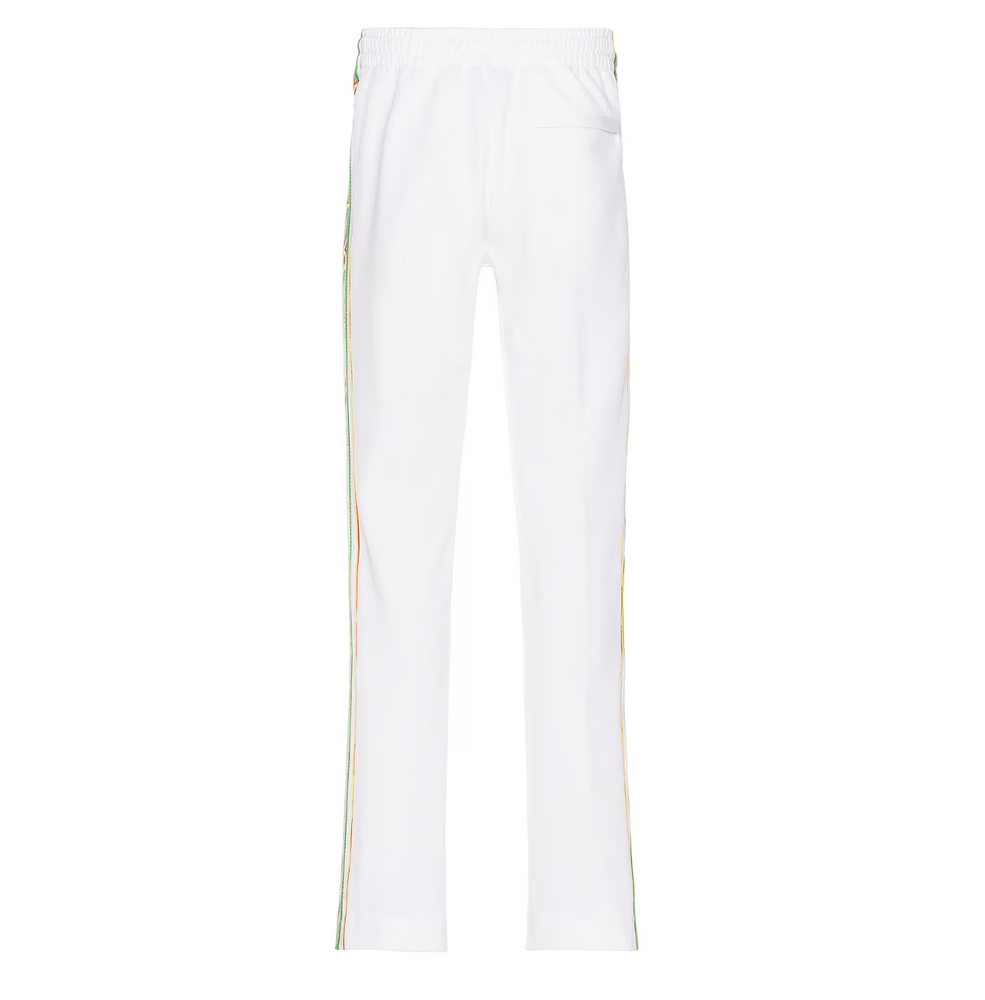 Casablanca Printed Tricot Track Pants In White - CNTRBND