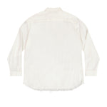 UNDERCOVER Embroidered Frayed Shirt In White - CNTRBND