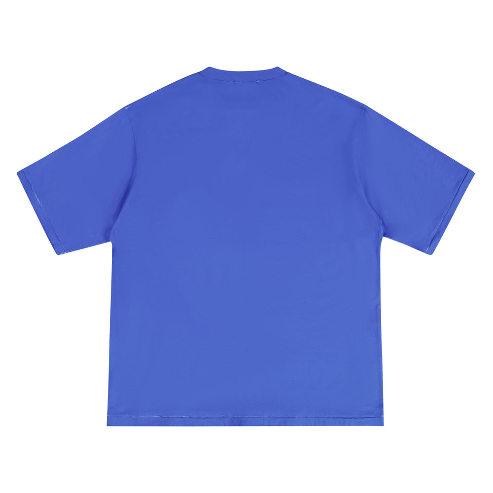 UNDERCOVER I Don't Care Tee In Blue - CNTRBND