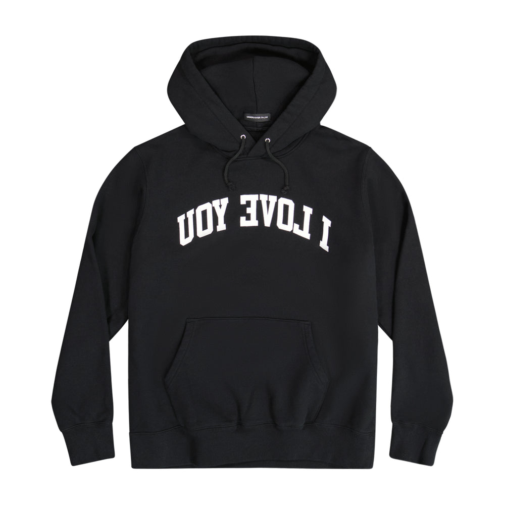 UNDERCOVER I Love You Hoodie In Black - CNTRBND