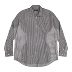 UNDERCOVER Panel Check Shirt In Black - CNTRBND