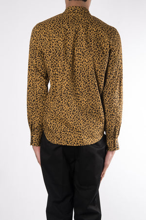 Herman Market Cotton Leopard Shirt In Gold - CNTRBND