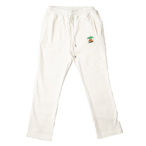 JUST DON Islanders Sweatpants In White - CNTRBND