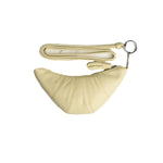 LEMAIRE Croissant Neck Coin Purse In Yellow - CNTRBND