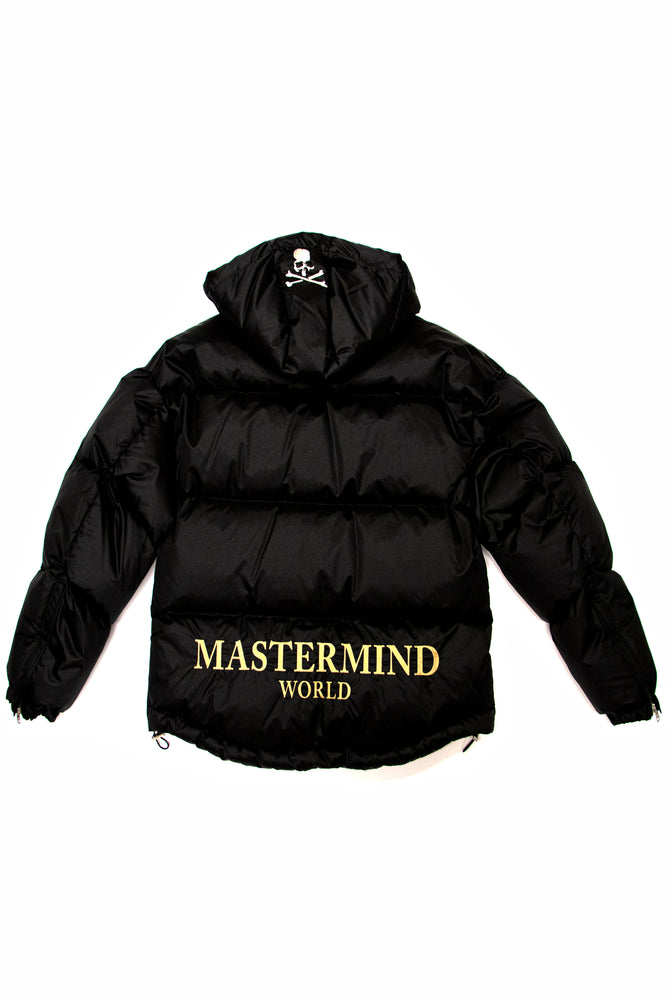 Mastermind World Hooded Down Jacket In Black - CNTRBND