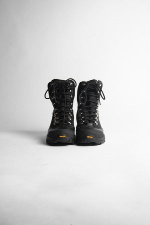 Marcelo Burlon Combat Hiking Boots In Black - CNTRBND