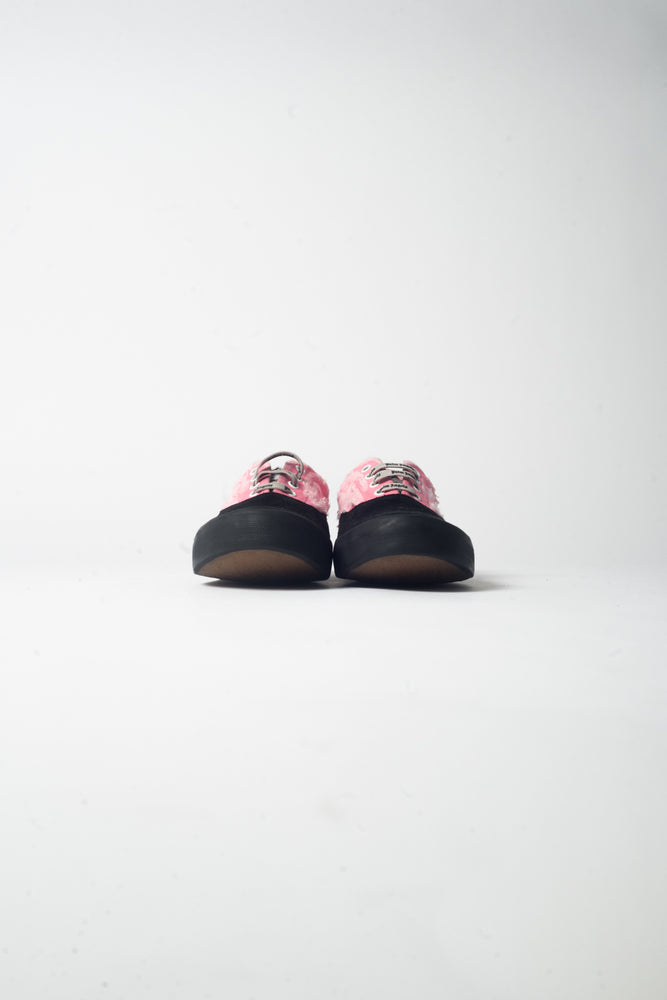 Palm Angels Distressed Sneaker In Black/Pink - CNTRBND