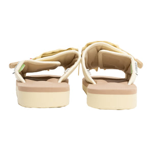 SUICOKE HOTO-Cab Sandals In Off White - CNTRBND