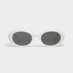 Gentle Monster La Mode W2 Sunglasses In White - CNTRBND