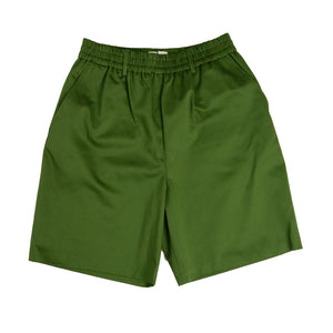 
                
                    Load image into Gallery viewer, AMI Elasticated Waist Shorts In Green - CNTRBND
                
            