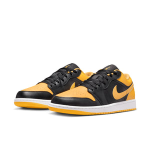 
                
                    Load image into Gallery viewer, Air Jordan 1 Low In Black/Yellow Ochre - CNTRBND
                
            