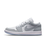 Wmns Air Jordan 1 Low In White/Wolf Grey - CNTRBND