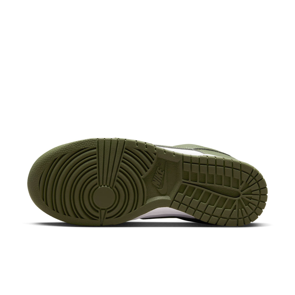 Wmns Nike Dunk Low In White/Medium Olive - CNTRBND