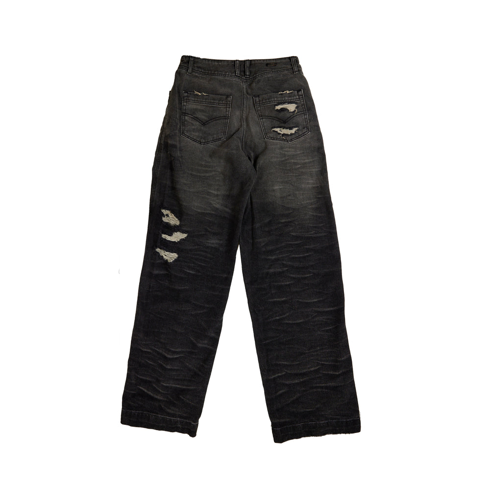 Ader Error Rueta Jeans In Black - CNTRBND