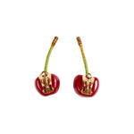 Jacquemus Les Boucles Cerise Earrings In Red - CNTRBND