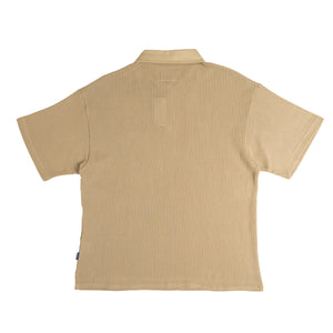 
                
                    Load image into Gallery viewer, Awake NY Embroidered Polo In Cream - CNTRBND
                
            