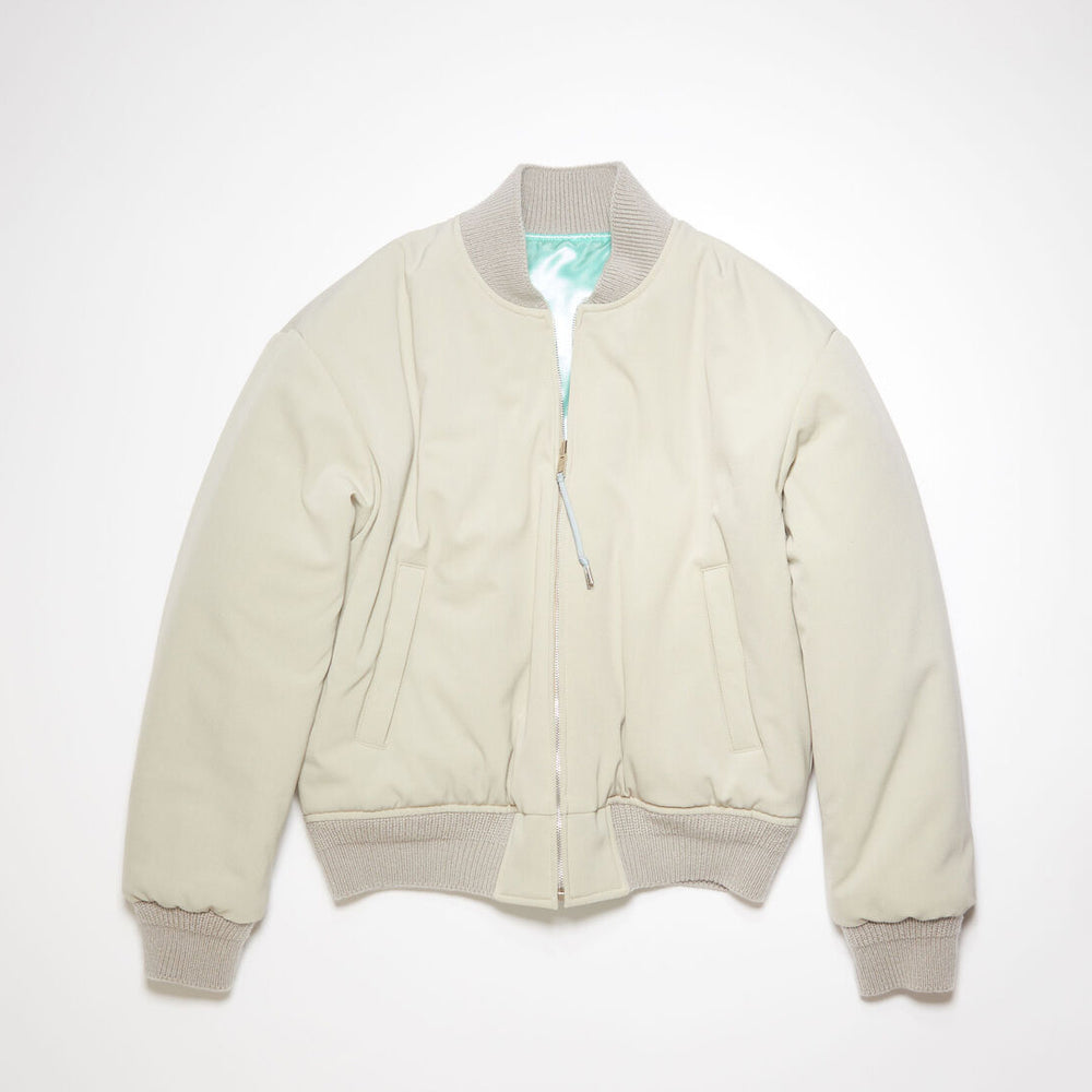 
                
                    Load image into Gallery viewer, Acne Studios Reversible Bomber Jacket In Cold Grey - CNTRBND
                
            