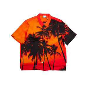 
                
                    Load image into Gallery viewer, Blue Sky Inn Sunset Palms S/S Shirt In Orange - CNTRBND
                
            
