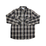 Blue Sky Inn Flannel Check L/S Shirt In Black/Grey - CNTRBND