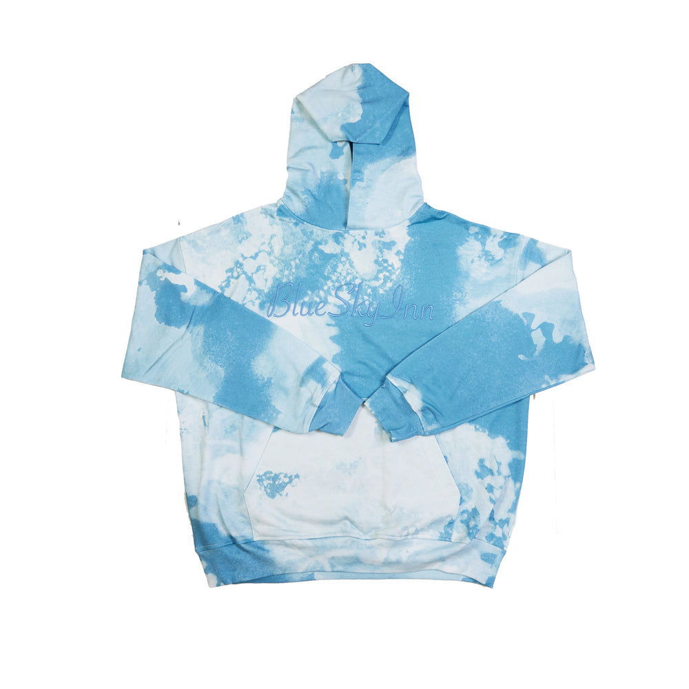 
                
                    Load image into Gallery viewer, Blue Sky Inn Tie Dye Hoodie In Blue - CNTRBND
                
            
