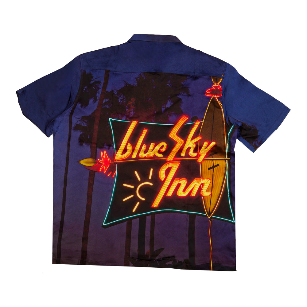 Blue Sky Inn Sign S/S Shirt In Purple - CNTRBND