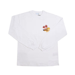 Blue Sky Inn Welcome L/S Tee In White - CNTRBND