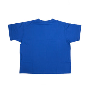 BODE Flocked Nouveau Tee In Blue - CNTRBND