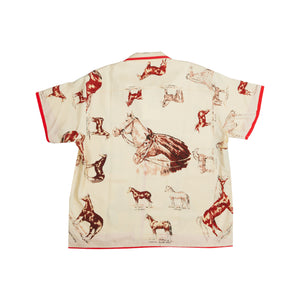 
                
                    Load image into Gallery viewer, BODE Equine S/S Shirt In Cream - CNTRBND
                
            