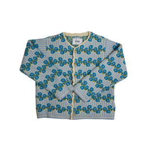 
                
                    Load image into Gallery viewer, BODE Garden Cardigan In Blue - CNTRBND
                
            