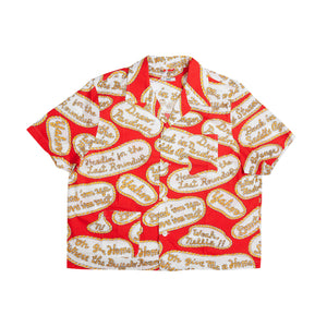 BODE Rodeo Slogans S/S Shirt In Red - CNTRBND