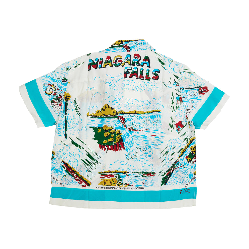 
                
                    Load image into Gallery viewer, BODE Niagara Souvenir S/S Shirt In White - CNTRBND
                
            