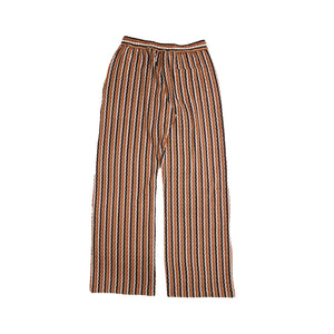
                
                    Load image into Gallery viewer, CMMN SWDN Corey Stripe Elasticated Trousers In Brown - CNTRBND
                
            