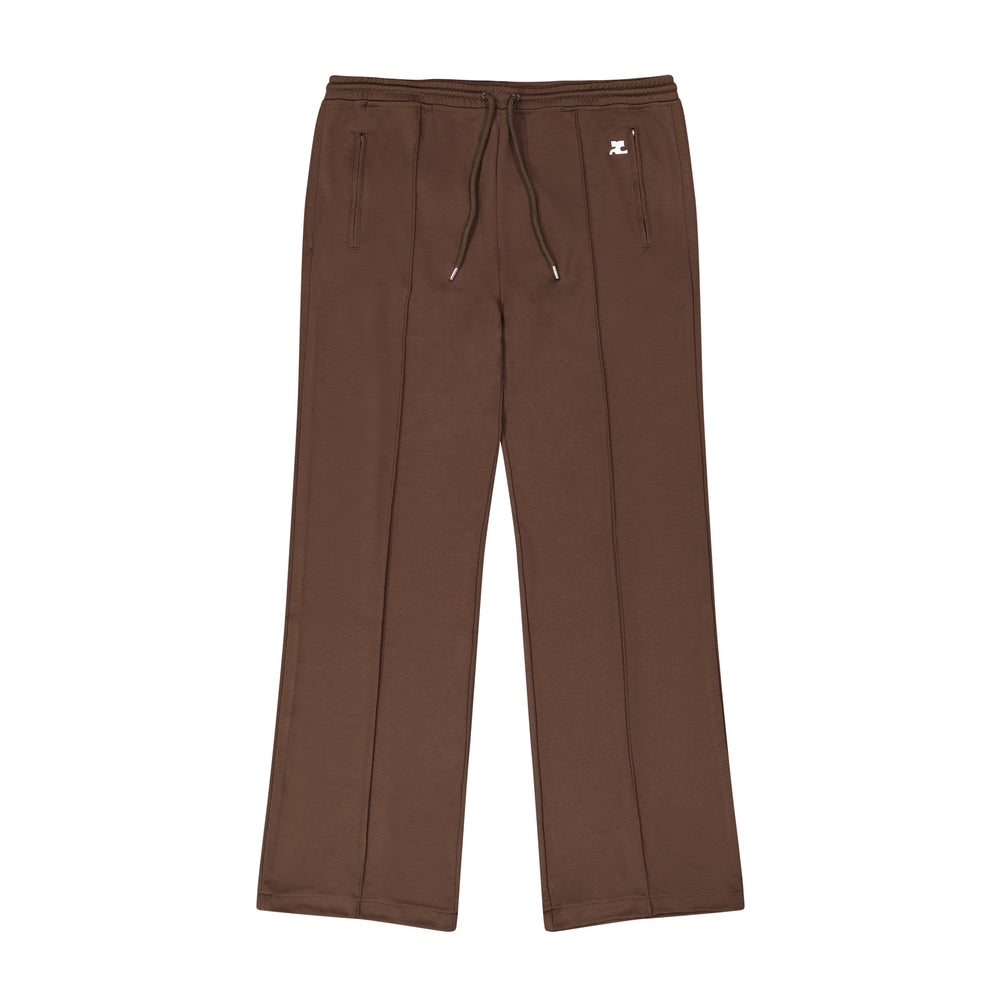 Courreges Interlock Trackpants In Chocolate - CNTRBND