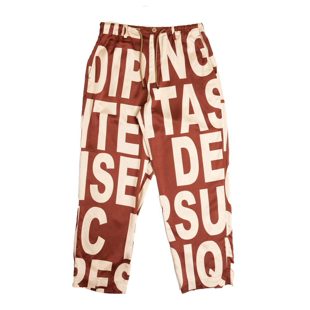 
                
                    Load image into Gallery viewer, DRIES VAN NOTEN Penny Viscose Pants In Burgundy - CNTRBND
                
            