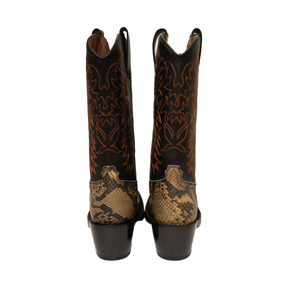 
                
                    Load image into Gallery viewer, DRIES VAN NOTEN QU104 Cowboy Boots In Black - CNTRBND
                
            