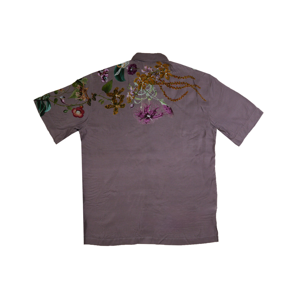 DRIES VAN NOTEN Cassidye Flower Shirt In Mauve - CNTRBND