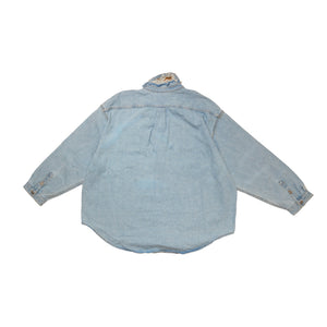 ERL x Levi's Overshirt In Blue - CNTRBND