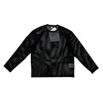 Junya Watanabe Mesh L/S T-Shirt In Black - CNTRBND