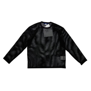 
                
                    Load image into Gallery viewer, Junya Watanabe Mesh L/S T-Shirt In Black - CNTRBND
                
            