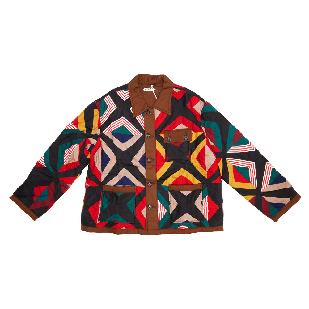 BODE Star Cross Quilt Jacket In Multi - CNTRBND