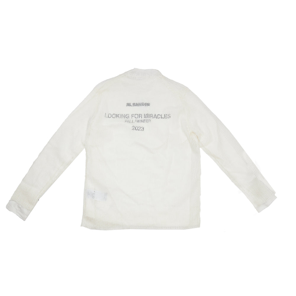
                
                    Load image into Gallery viewer, JIL SANDER Double Layer Crewneck In White - CNTRBND
                
            