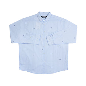 
                
                    Load image into Gallery viewer, Jacquemus La Chemise Simon Shirt In Blue - CNTRBND
                
            