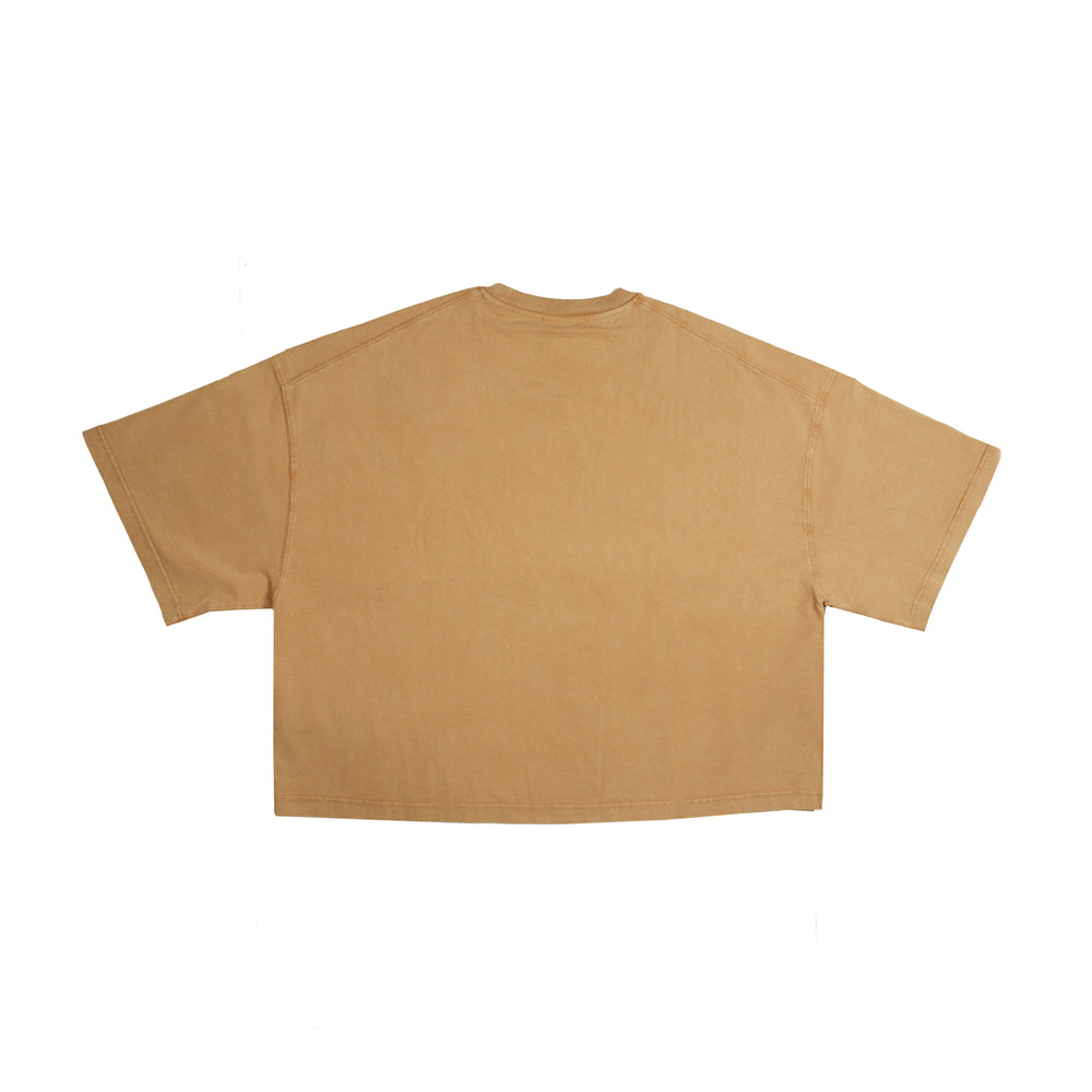 Jacquemus Le T-Shirt Corto Tee In Light Brown - CNTRBND