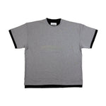 JIL SANDER Seasonal Logo Double Layer T-Shirt In Black - CNTRBND