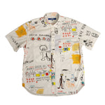 Junya Watanabe Jean-Michel Basquiat S/S Shirt In White - CNTRBND