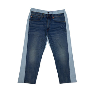 
                
                    Load image into Gallery viewer, Junya Watanabe x Levi&amp;#39;s Two Tone Denim In Lt Blue - CNTRBND
                
            