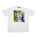 Junya Watanabe Roy Lichtenstein Print T-Shirt In White - CNTRBND